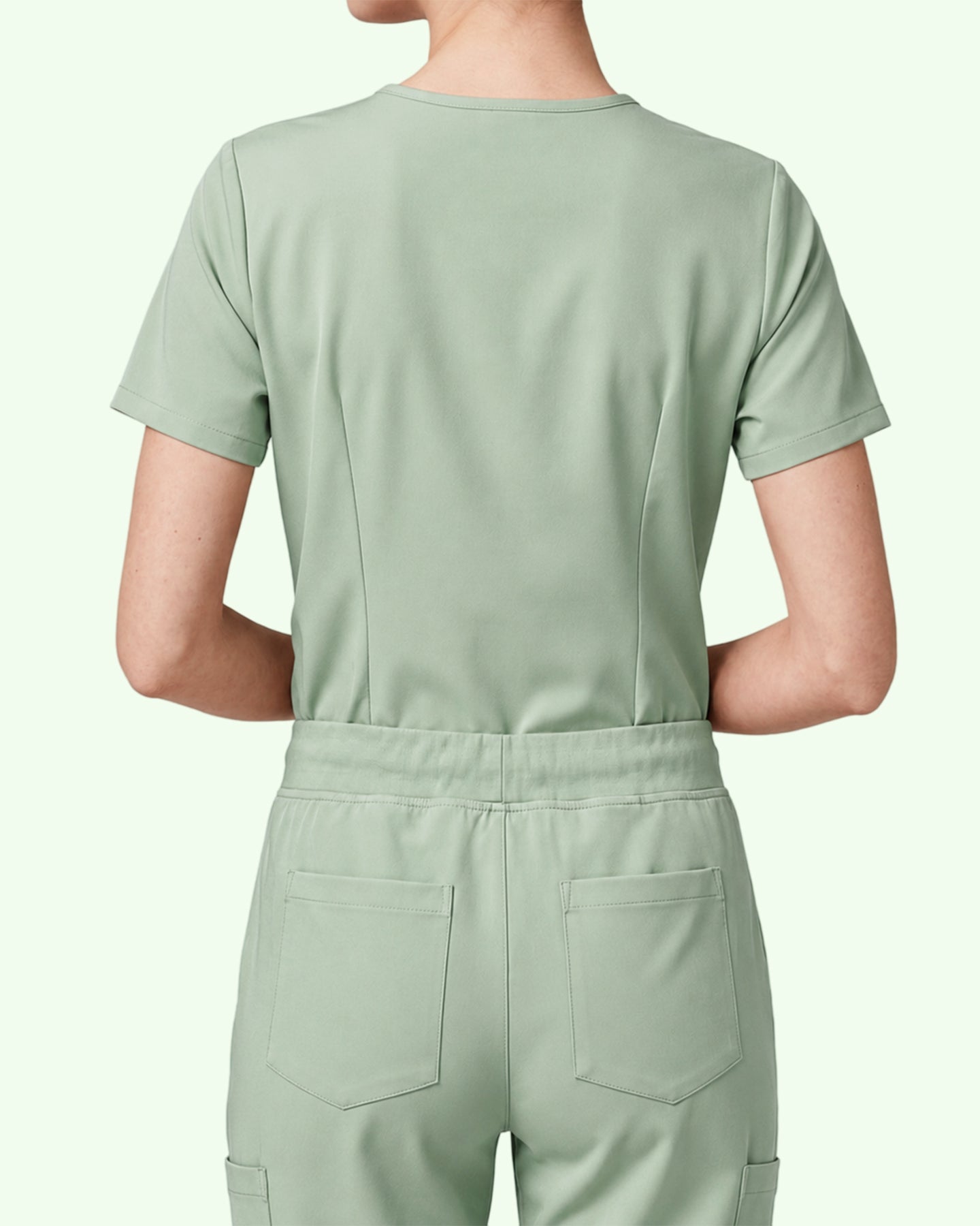 Women's 6-Pocket Jogger Scrub Pant Mint