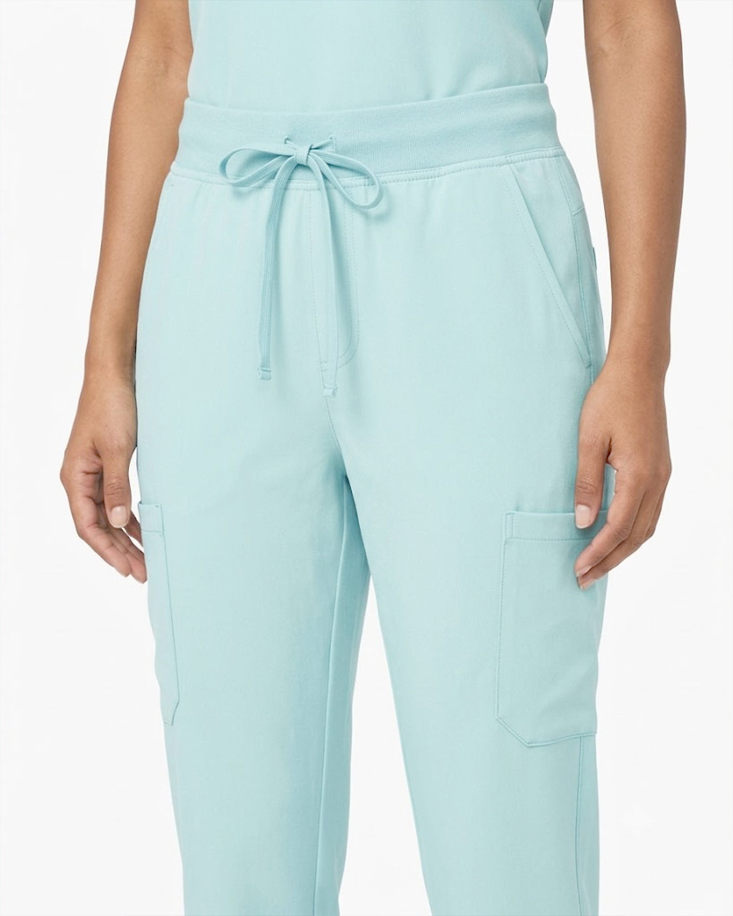 Women's 6-Pocket Jogger Scrub Pant Sky Blue