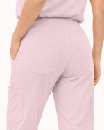Women's 6-Pocket Jogger Scrub Pant Rose Quartz