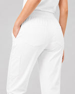 Women's 6-Pocket Jogger Scrub Pant White