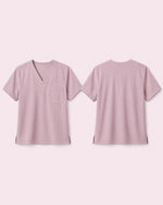 Men's One-Pocket V-neck Scrub Top Blossom