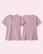 Women's One-Pocket V-neck Scrub Top Blossom