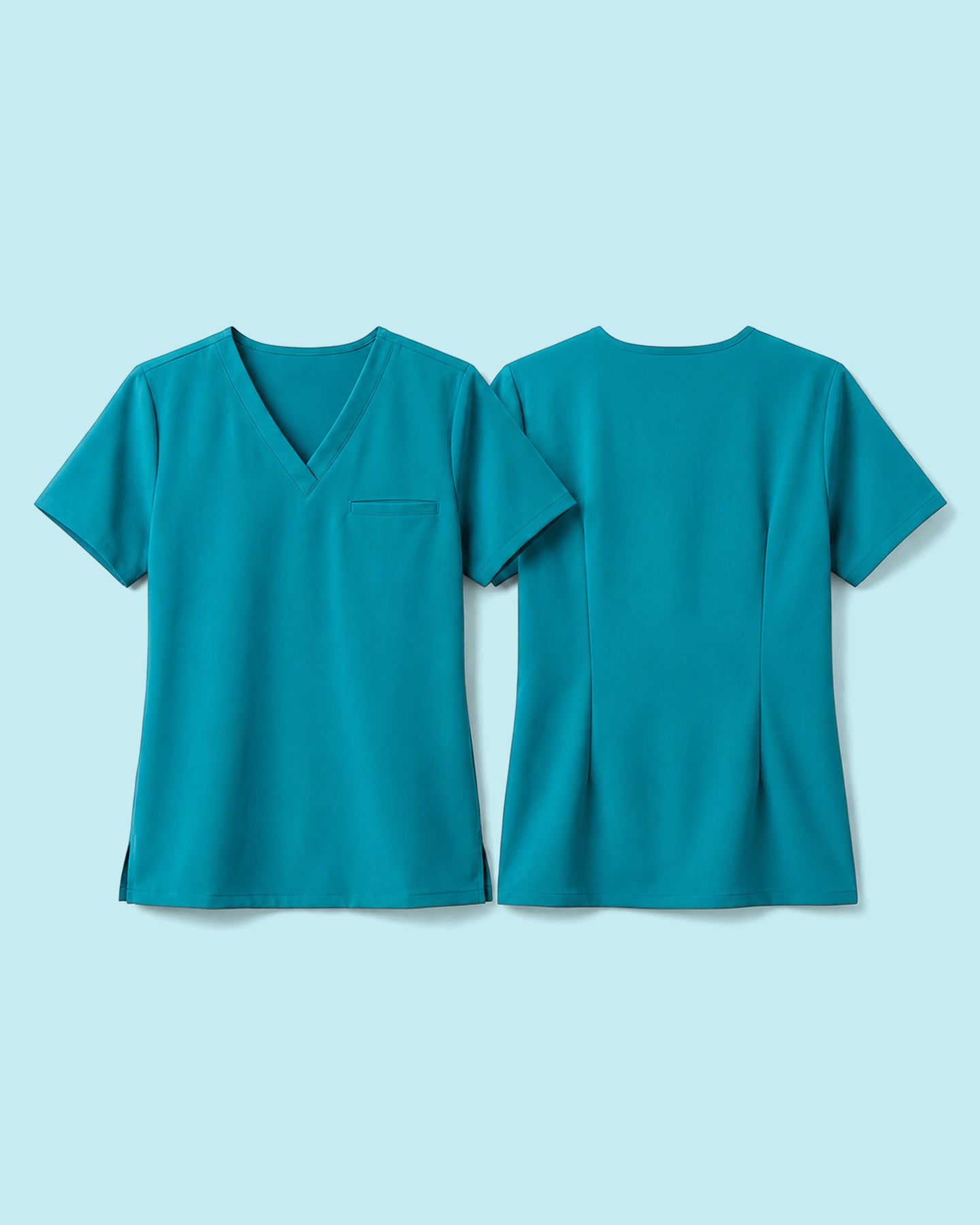 Women's One-Pocket V-neck Scrub Top Marina