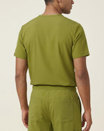 Men's One-Pocket V-neck Scrub Top Avocado
