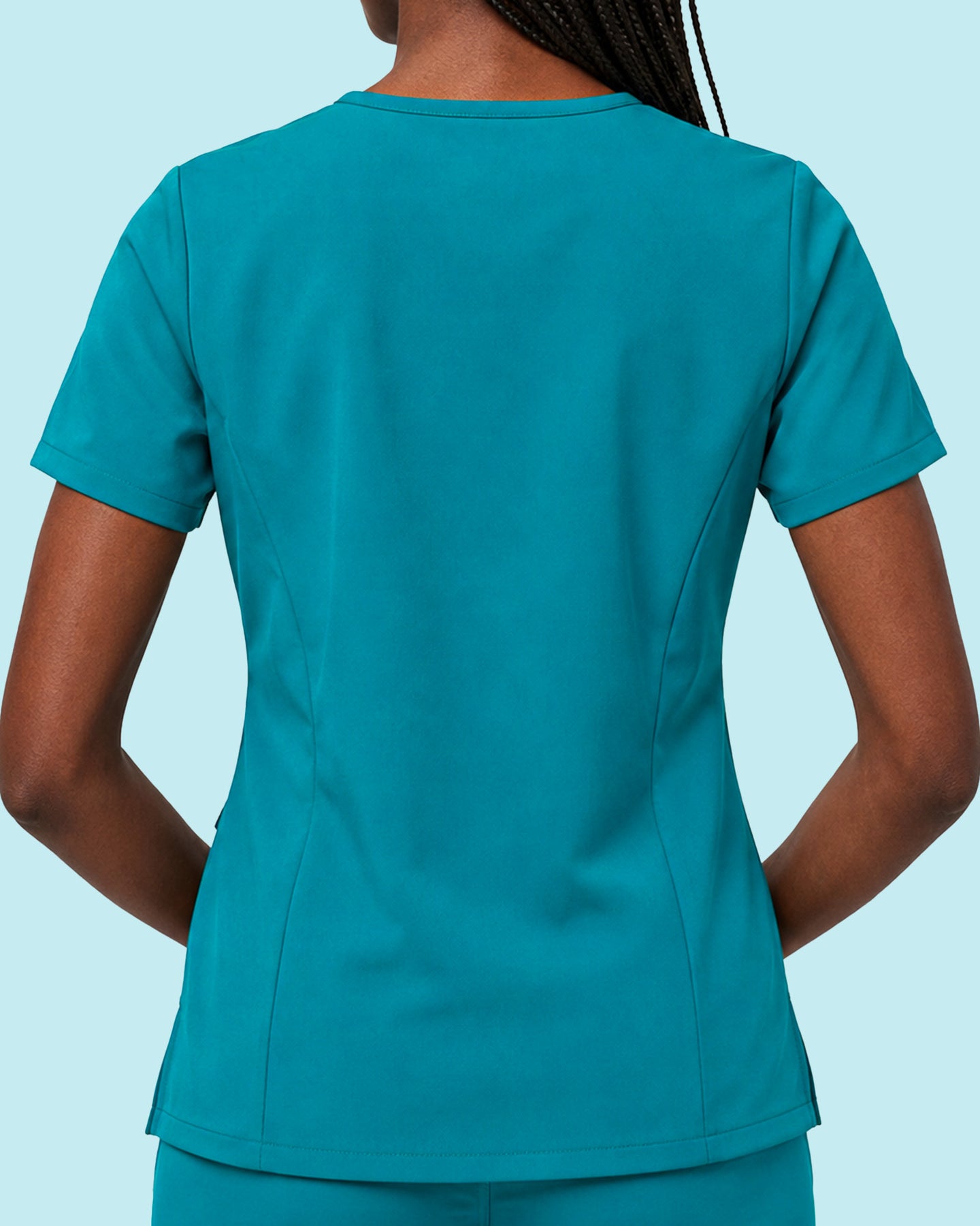 Women's One-Pocket V-neck Scrub Top Marina