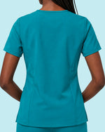 Women's One-Pocket V-neck Scrub Top Marina