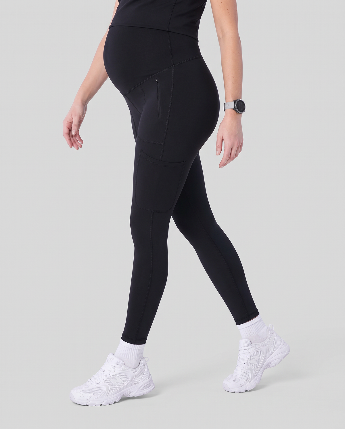 Maternity Scrub Legging Black