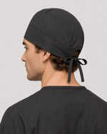 Premium Satin-Lined Scrub Cap Charcoal
