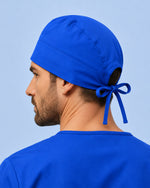Premium Satin-Lined Scrub Cap Royal Blue