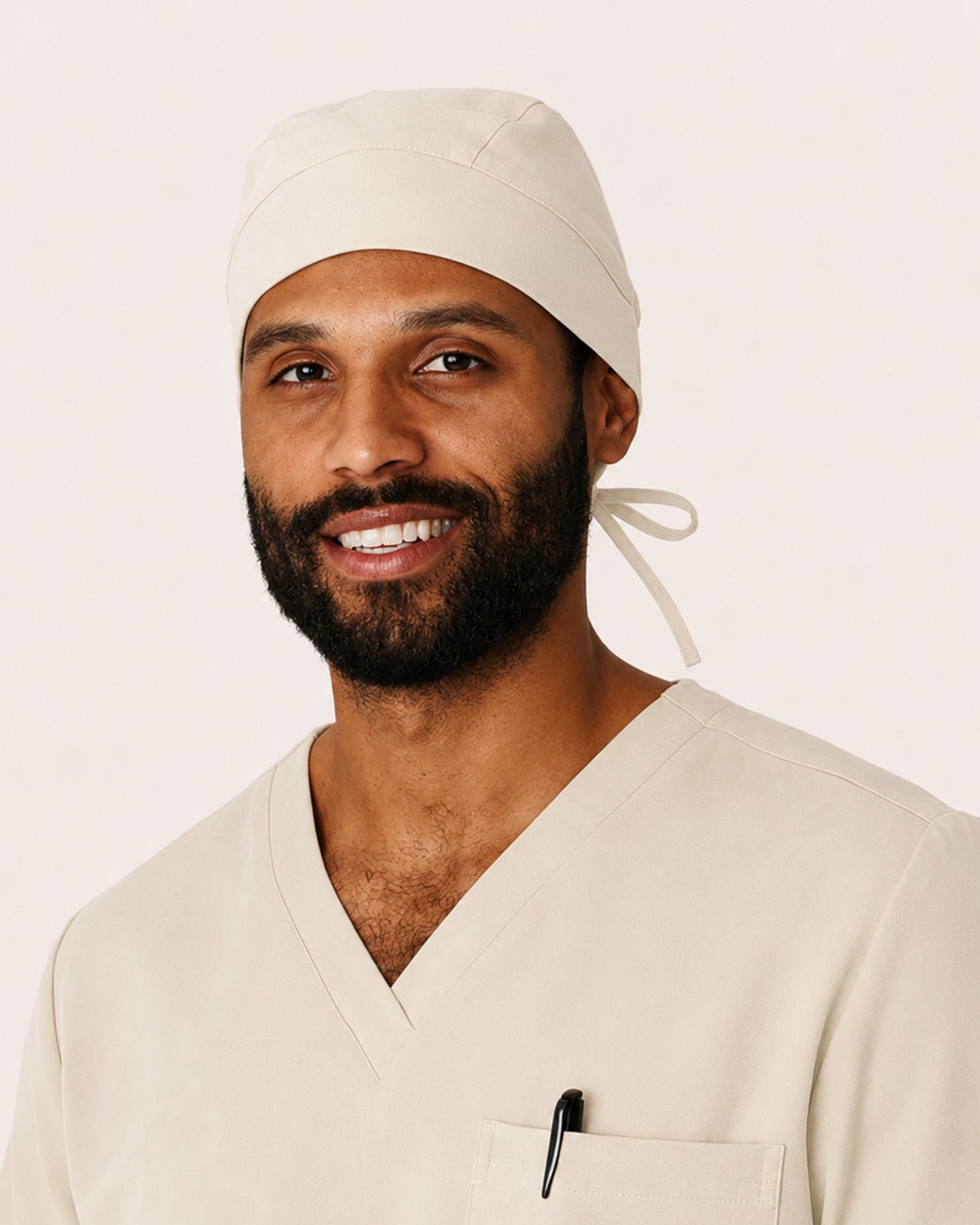 Premium Satin-Lined Scrub Cap Birch