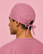 Premium Satin-Lined Scrub Cap Mauve