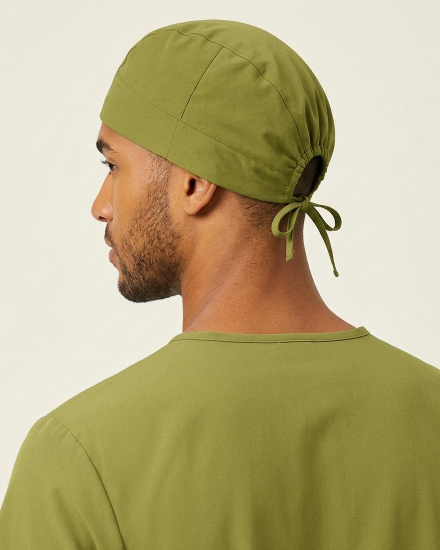 Premium Satin-Lined Scrub Cap Avocado