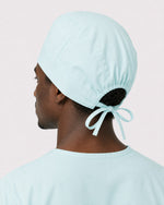 Premium Satin-Lined Scrub Cap Sky Blue
