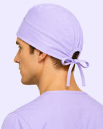 Premium Satin-Lined Scrub Cap Lavender