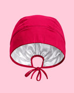 Premium Satin-Lined Scrub Cap Sangria