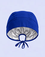 Premium Satin-Lined Scrub Cap Galaxy Blue