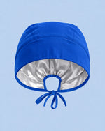 Premium Satin-Lined Scrub Cap Royal Blue