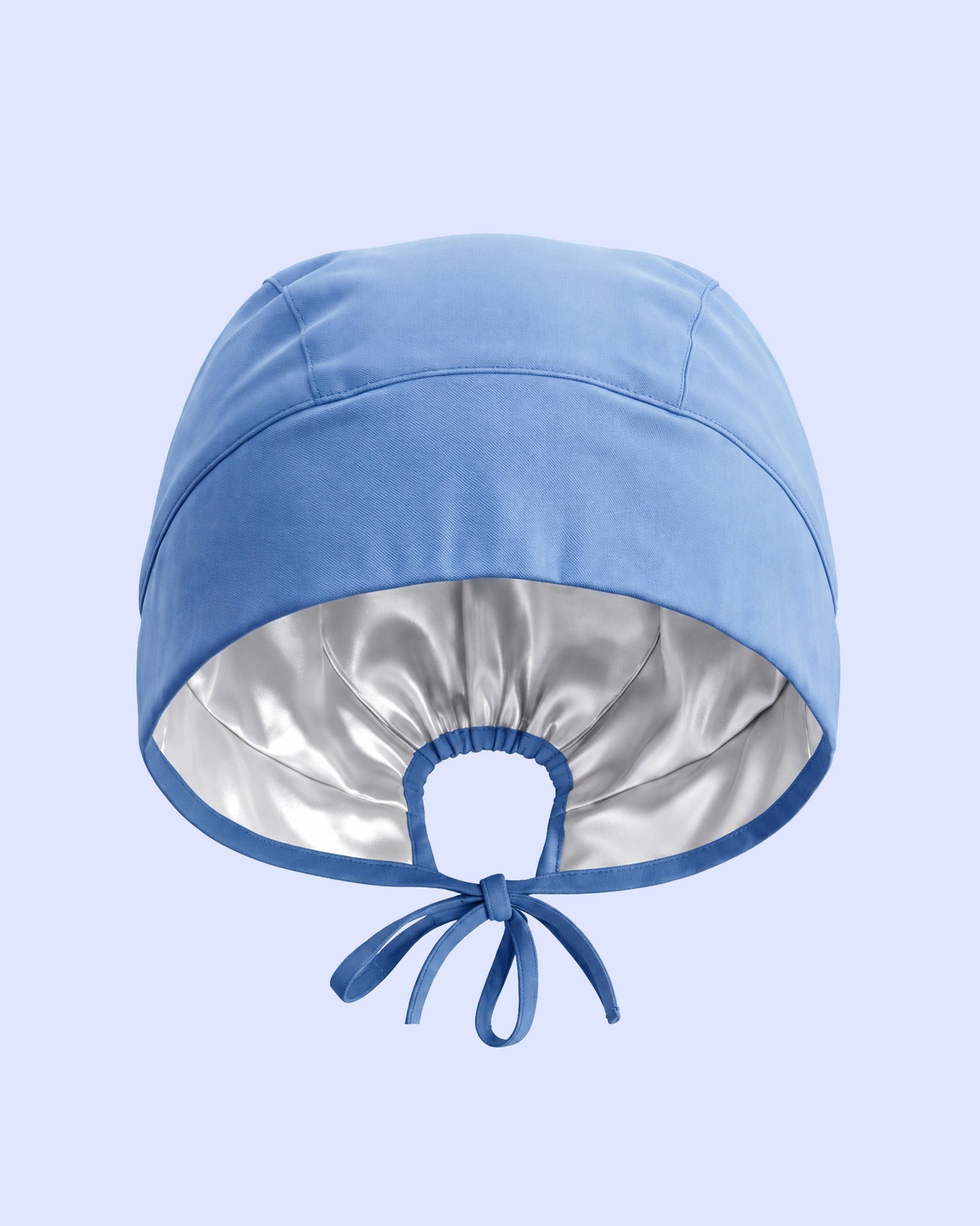 Premium Satin-Lined Scrub Cap Ceil Blue