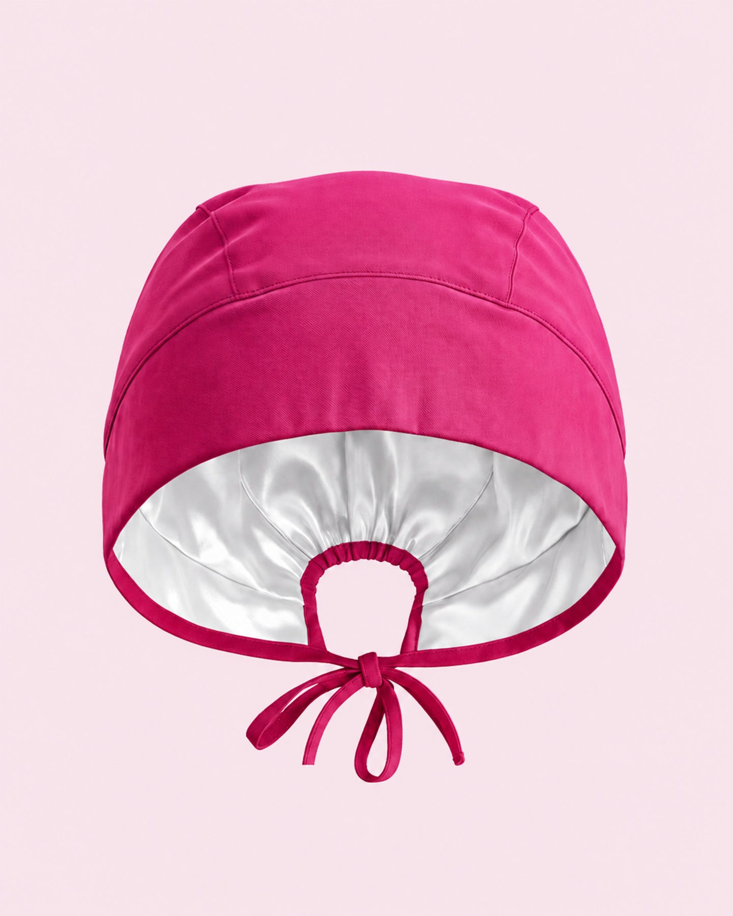 Premium Satin-Lined Scrub Cap Wild Berry
