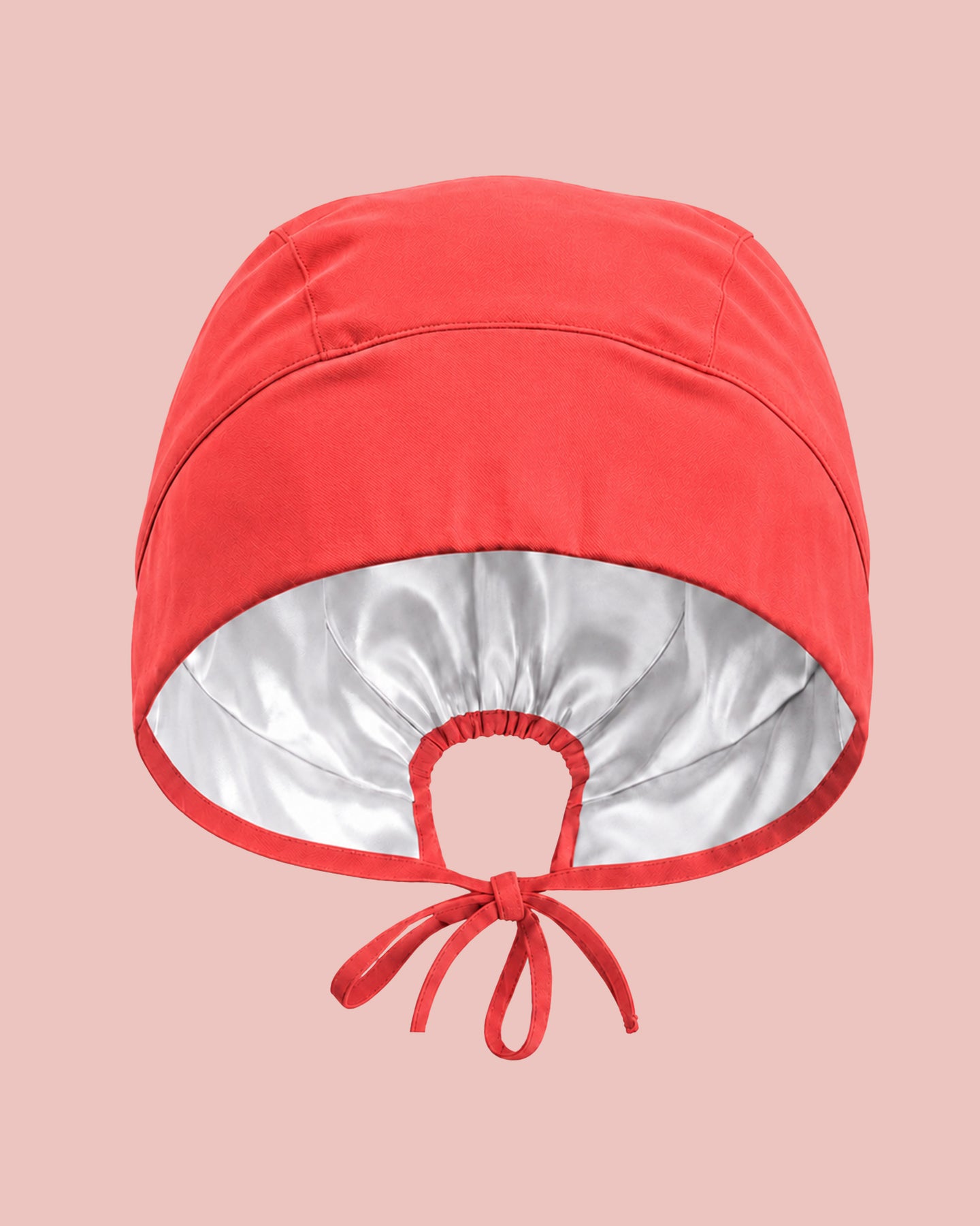 Premium Satin-Lined Scrub Cap Coral