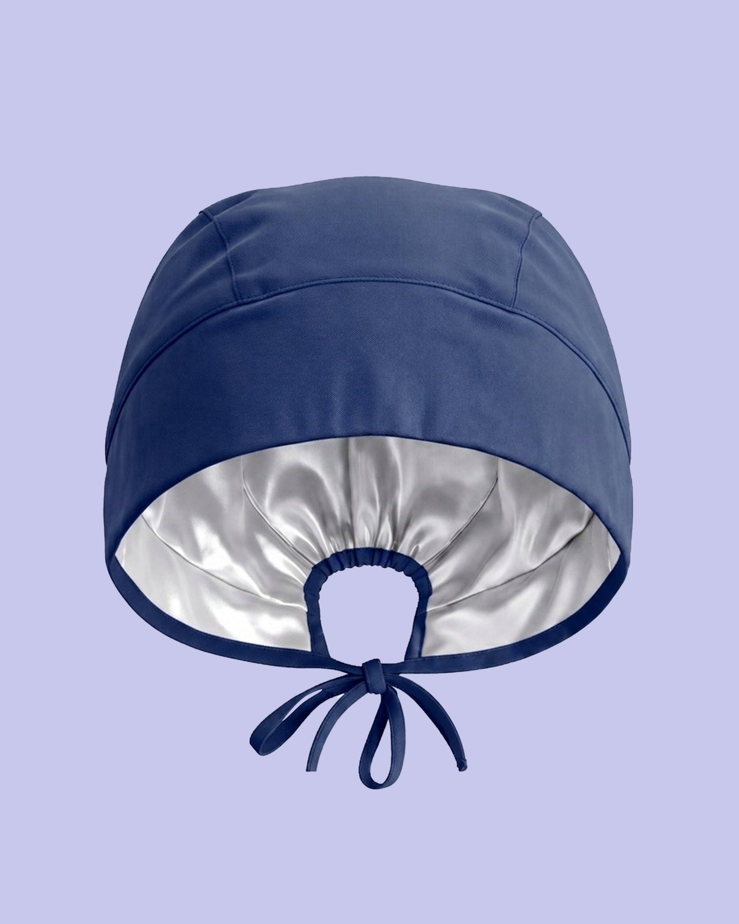Premium Satin-Lined Scrub Cap Navy