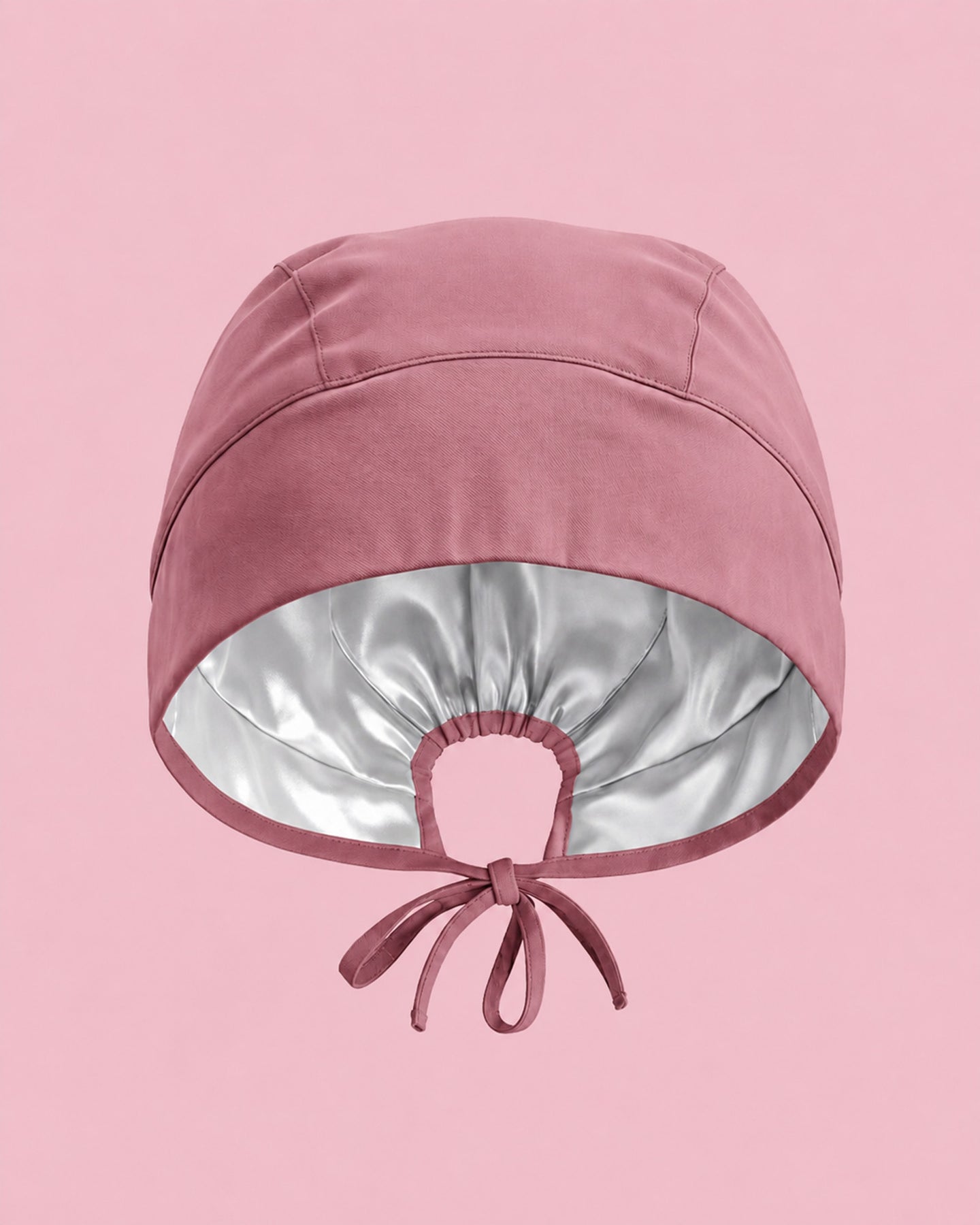 Premium Satin-Lined Scrub Cap Mauve