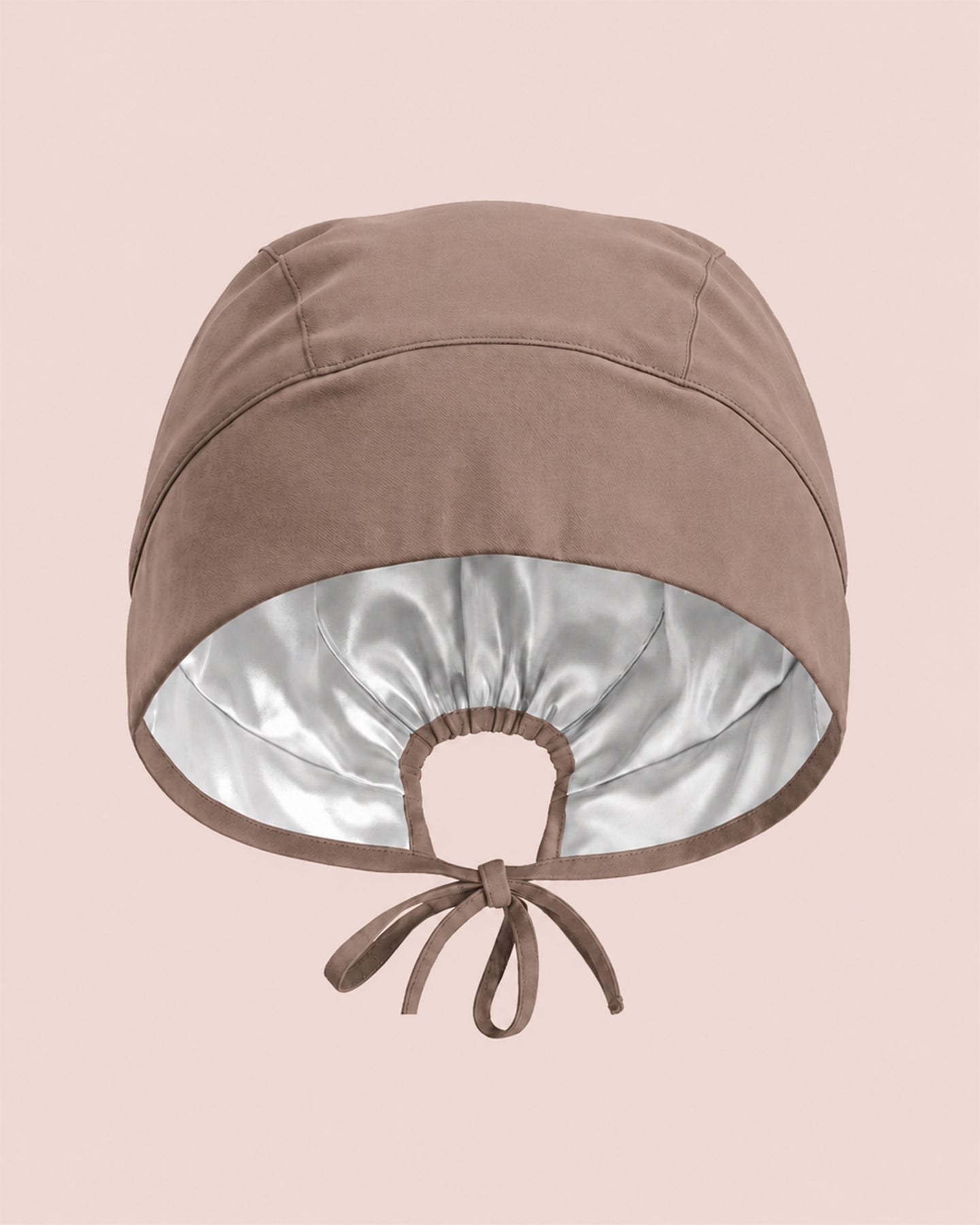 Premium Satin-Lined Scrub Cap Mocha