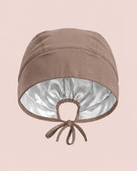 Premium Satin-Lined Scrub Cap Mocha