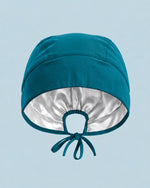 Premium Satin-Lined Scrub Cap Caribbean Blue