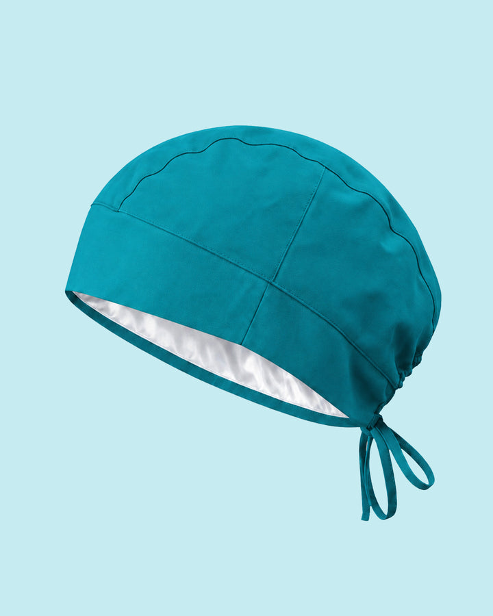 Premium Satin-Lined Scrub Cap Marina