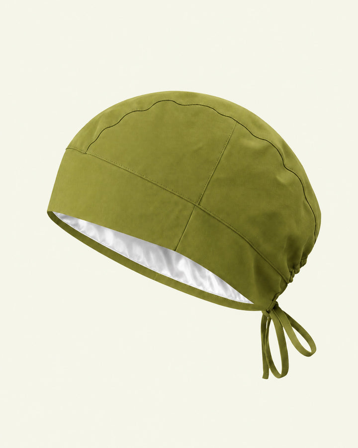 Premium Satin-Lined Scrub Cap Avocado