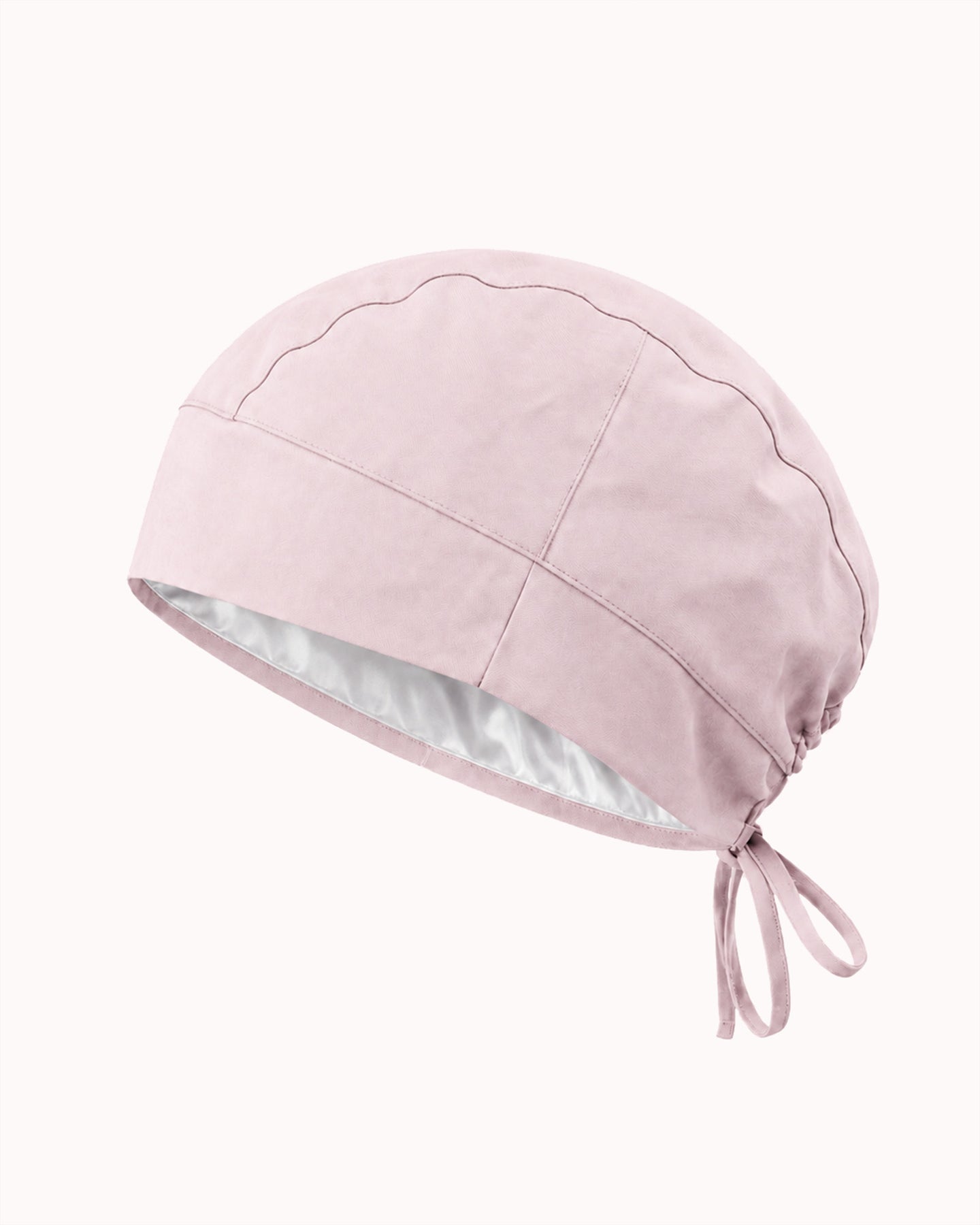 Premium Satin-Lined Scrub Cap Rose Quartz