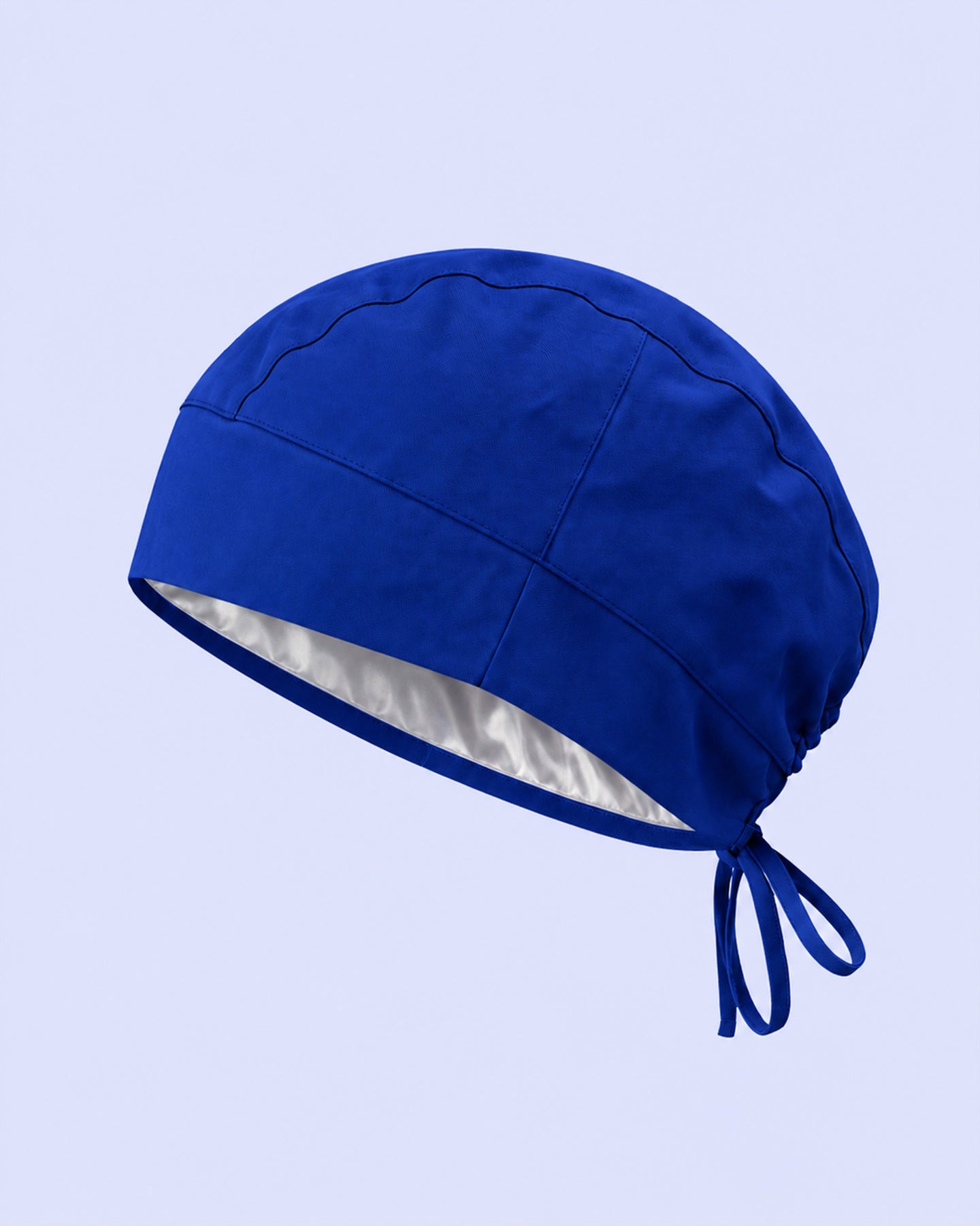 Premium Satin-Lined Scrub Cap Galaxy Blue