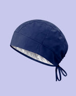 Premium Satin-Lined Scrub Cap Navy