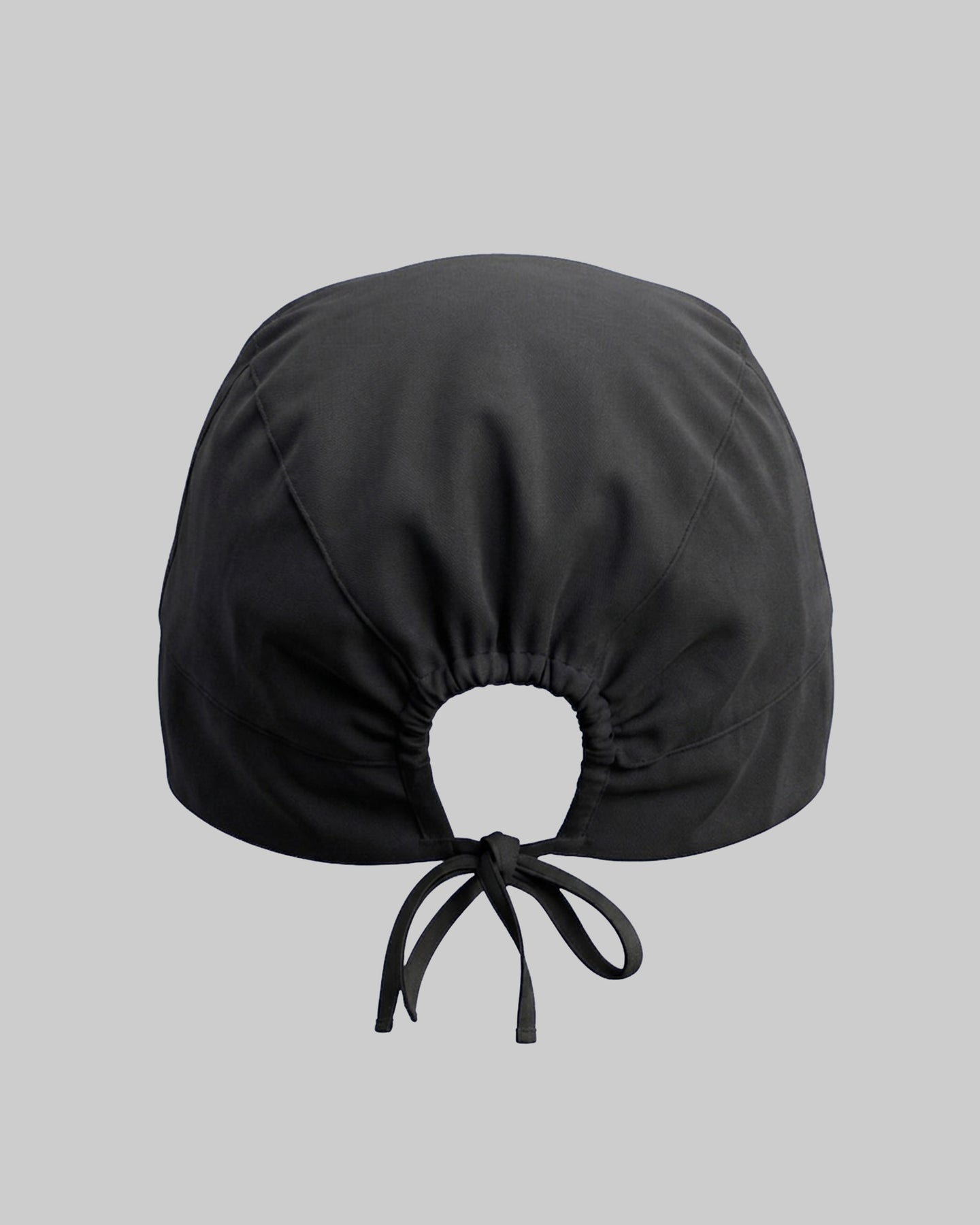 Premium Satin-Lined Scrub Cap Black