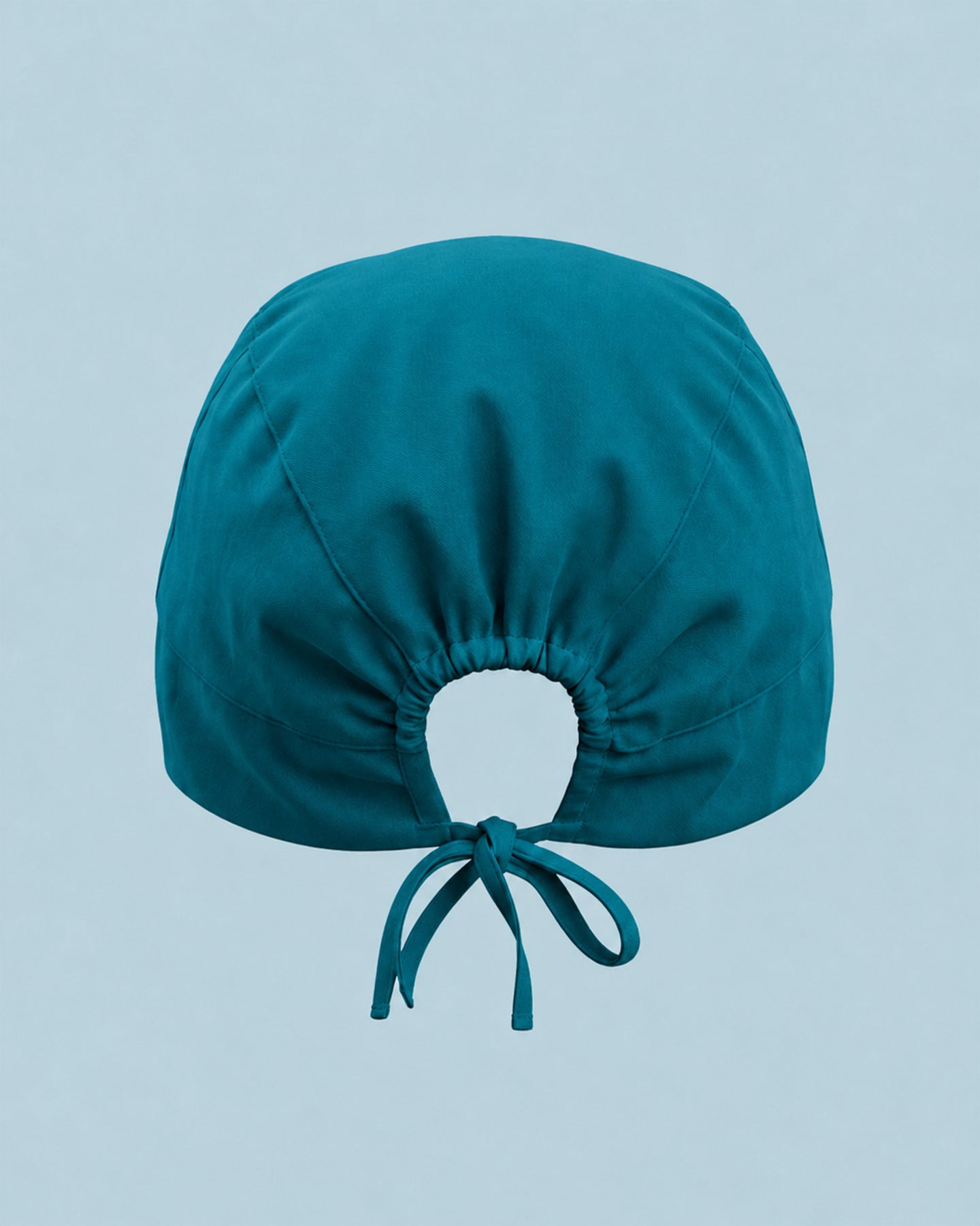 Premium Satin-Lined Scrub Cap Caribbean Blue