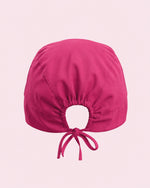 Premium Satin-Lined Scrub Cap Wild Berry