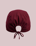 Premium Satin-Lined Scrub Cap Burgundy