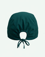 Premium Satin-Lined Scrub Cap Midnight Green