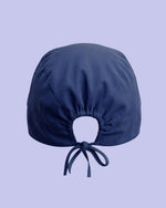 Premium Satin-Lined Scrub Cap Navy