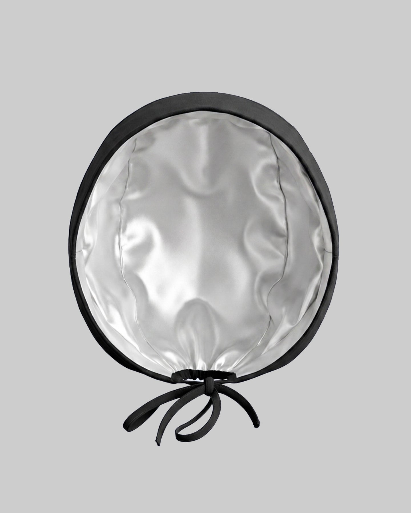 Premium Satin-Lined Scrub Cap Black