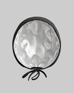 Premium Satin-Lined Scrub Cap Black