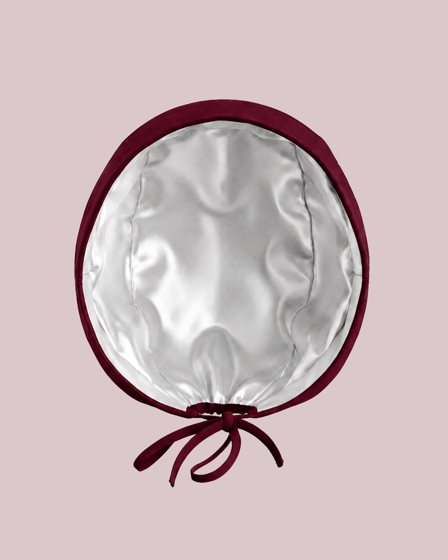 Premium Satin-Lined Scrub Cap Burgundy