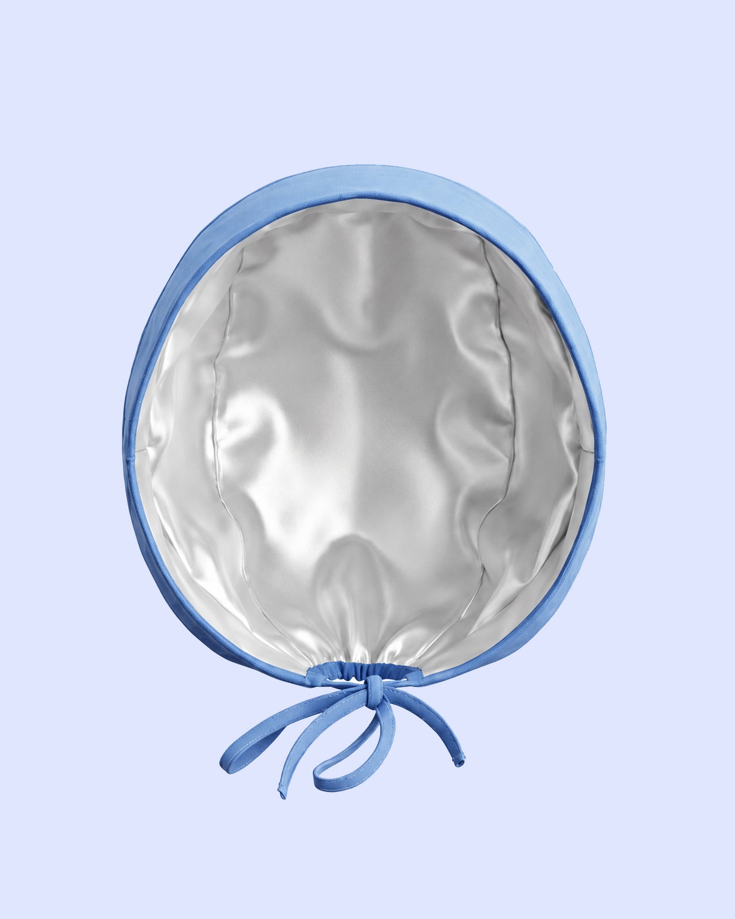 Premium Satin-Lined Scrub Cap Ceil Blue