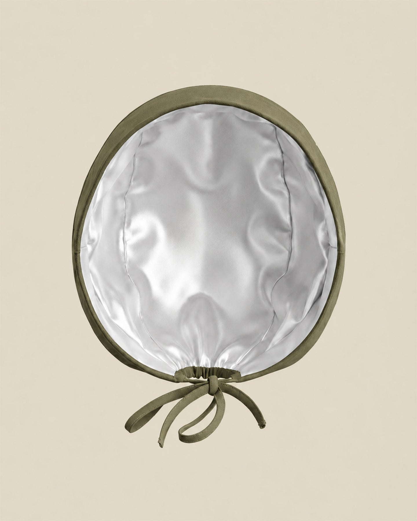 Premium Satin-Lined Scrub Cap Olive
