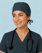 Premium Satin-Lined Scrub Cap Dark Harbor