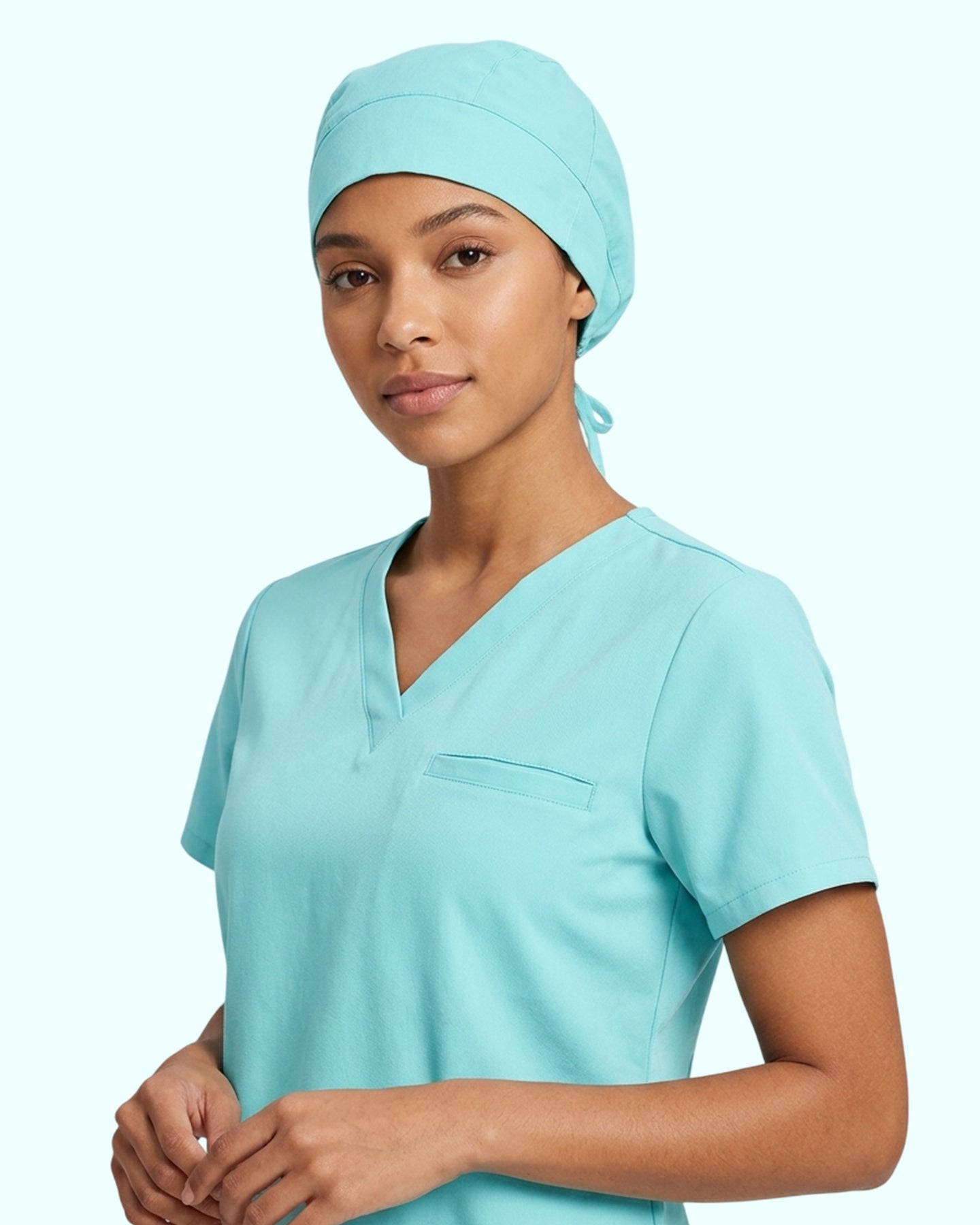 Premium Satin-Lined Scrub Cap Surf