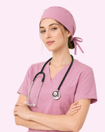 Premium Satin-Lined Scrub Cap Blossom