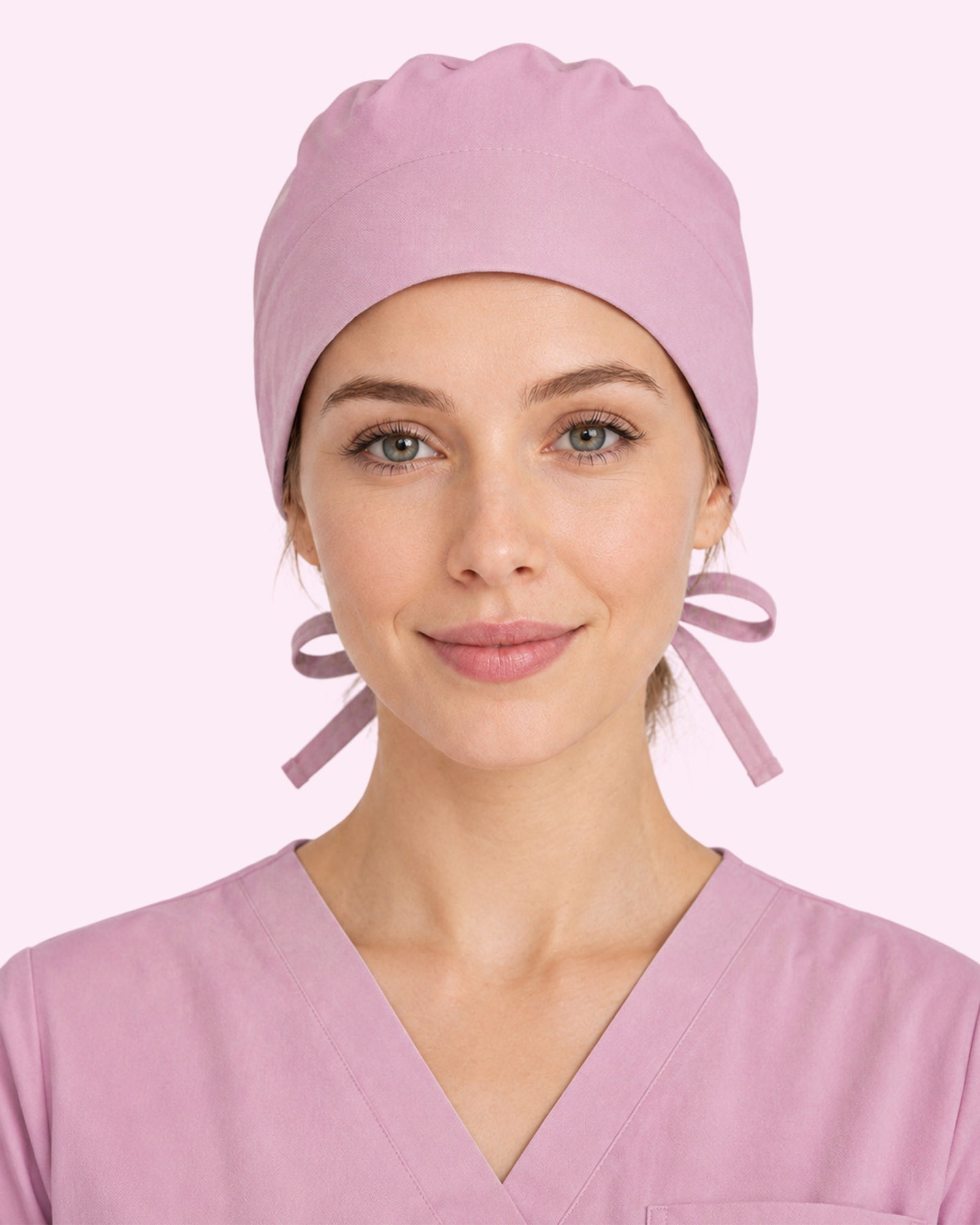 Premium Satin-Lined Scrub Cap Blossom
