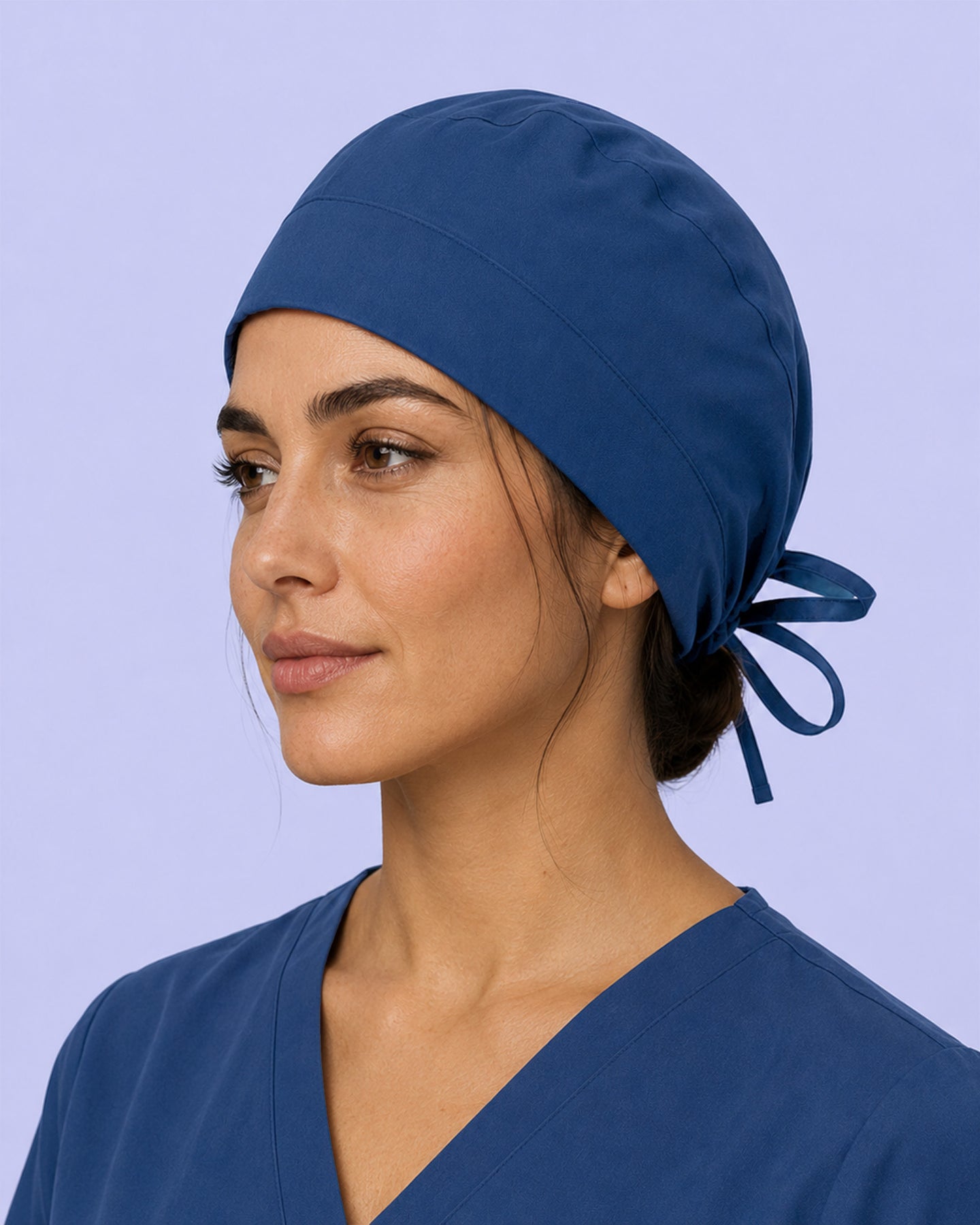 Premium Satin-Lined Scrub Cap Ocean